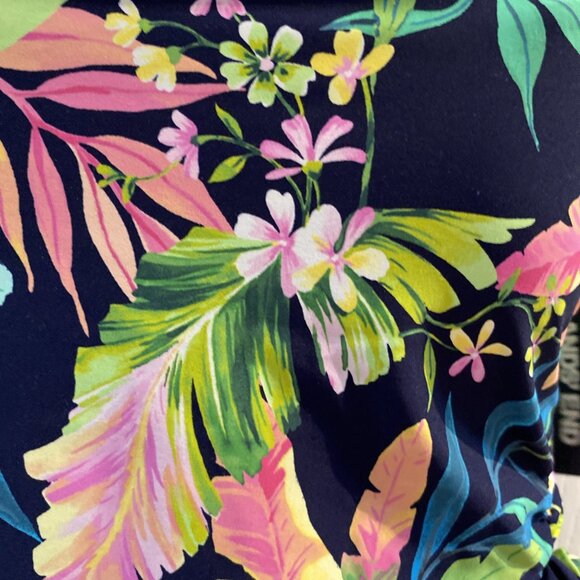 Lands’ End Women's Le Cami Swim Dress Tropical Floral Bathing Suit Size XS - Picture 5 of 12